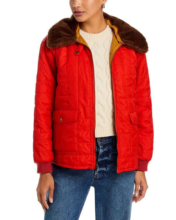 ザ・グレート レディース アウター ジャケット・ブルゾン THE GREAT The Reve Logger Puffer Jacket Poppy Amber アンバー