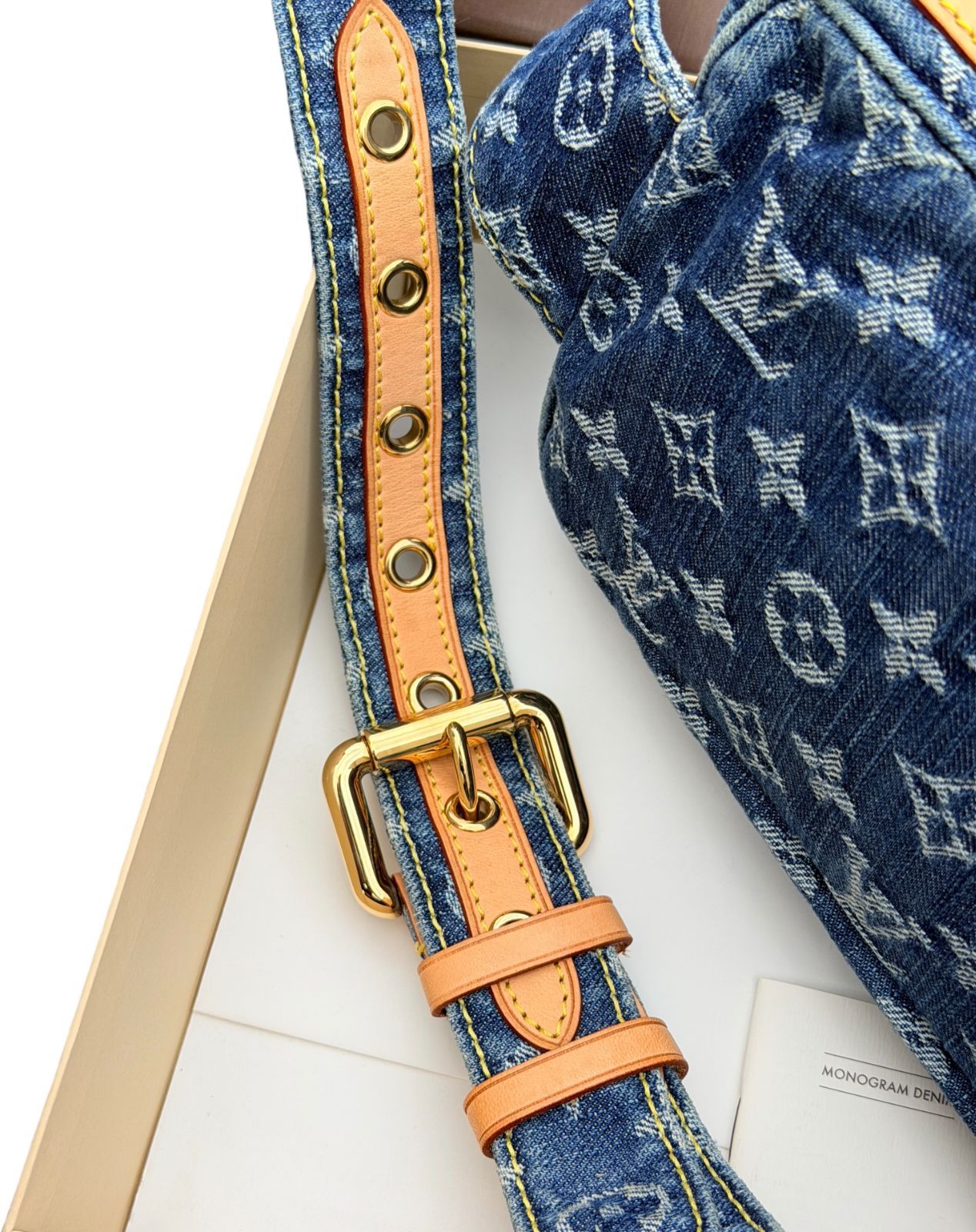 保管品◆本物LOUIS VUITTON ルイヴィトンVintageヴィンテージモノグラムデニムDenimバムバッグウエストバッグボディバッグ M95347ブルー青ユニセックス 保管品◆本物LOUIS VUITTON ルイヴィトンVintageヴィンテージモノグラムデニムDenimバムバッグウエストバッグボディバッグ M95347ブルー青ユニセックス