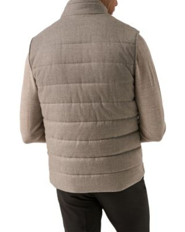 エトン メンズ アウター ベスト ウール Eton Wool Padded Vest Navy ネイビー