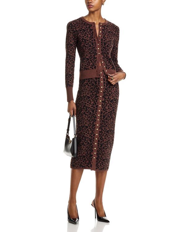 ジェネレーションラブ レディース アウター カーディガン Generation Love Tulum Jacquard Cardigan Brown Black ブラック