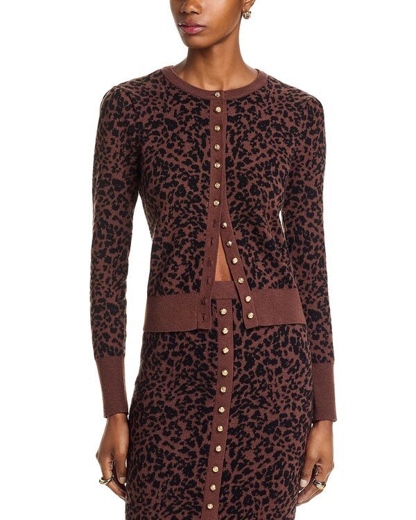 ジェネレーションラブ レディース アウター カーディガン Generation Love Tulum Jacquard Cardigan Brown Black ブラック