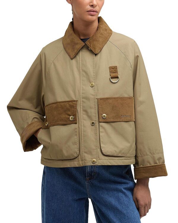 バブアー レディース アウター ジャケット・ブルゾン Barbour Phoebe Casual Jacket Military Beige ベージュ