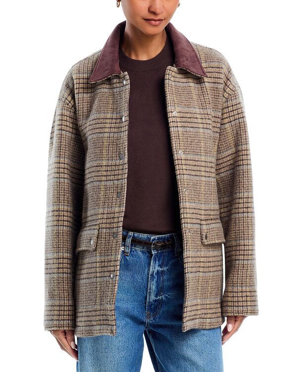ラグアンドボーン レディース アウター ジャケット・ブルゾン rag bone Cassidy Plaid Jacket Exclusive Brown Plaid ブラウン