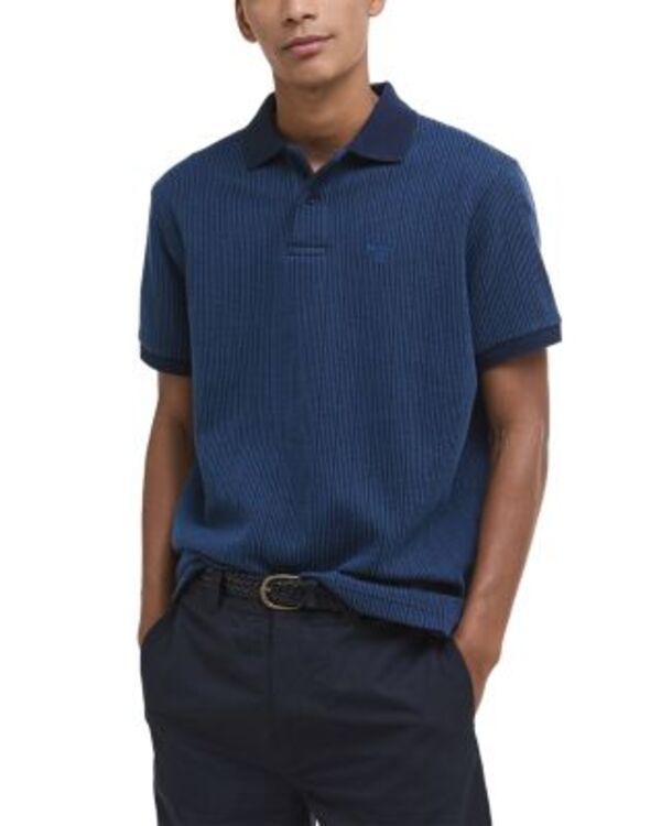 バブアー メンズ トップス ポロシャツ Barbour Harworth Tailored Fit Polo Navy ネイビー