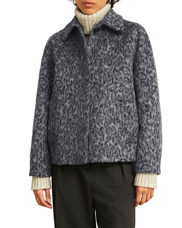 ホッブスロンドン レディース アウター コート HOBBS LONDON September Limited Collection Aspel Coat Grey Black ブラック
