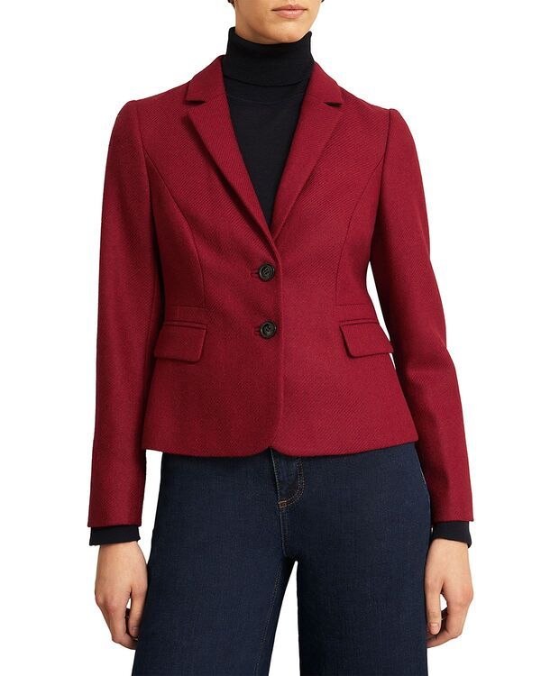 ホッブスロンドン レディース アウター ジャケット・ブルゾン プチ HOBBS LONDON Petites Hackness Jacket Red レッド