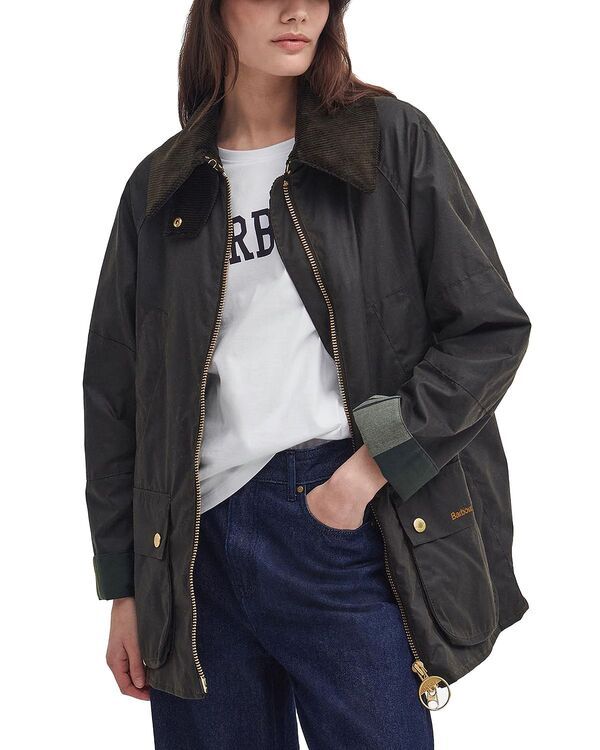 バブアー レディース アウター コート Barbour Allerston Waxed Coat OliveAncient オリーブ