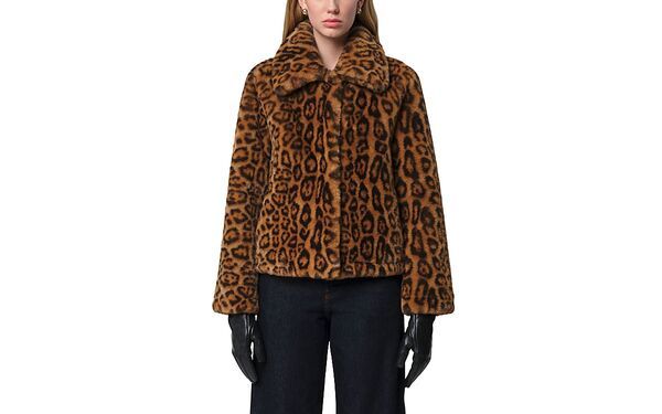 アパリス レディース アウター ジャケット・ブルゾン プリント Apparis Elis Faux Fur Leopard Print Jacket Leopard アニマル