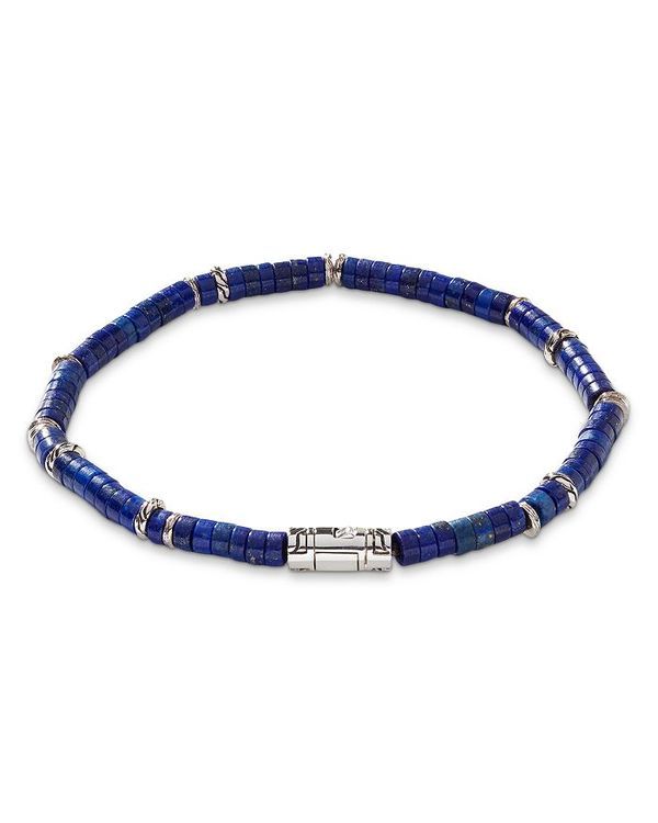 ジョン・ハーディー メンズ アクセサリー ブレスレット・バングル・アンクレット JOHN HARDY Mens Sterling Silver Classic Chain Lapis Lazuli B ジョン・ハーディー メンズ アクセサリー ブレスレット・バングル・アンクレット JOHN HARDY Mens Sterling Silver Classic Chain Lapis Lazuli B