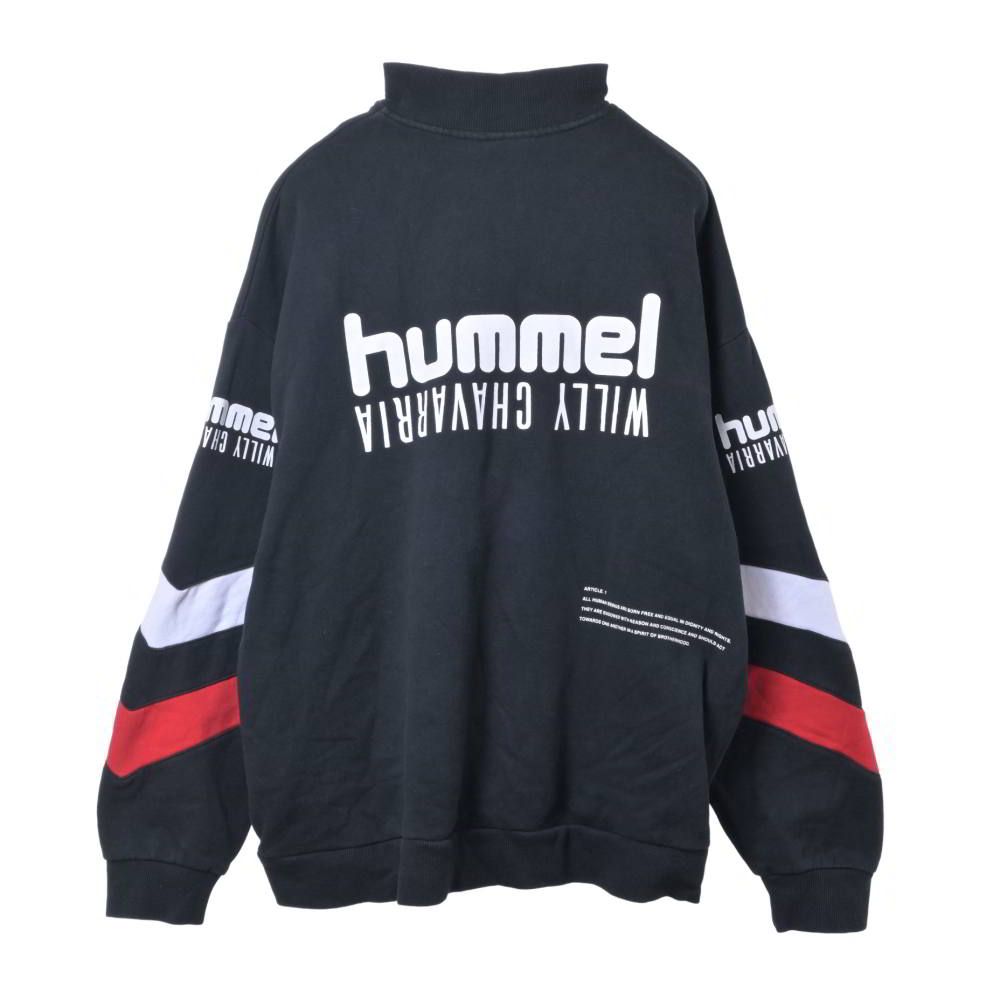 hummel × WILLY CHAVARRIA ハーフジップ プリント スウェット hummel × WILLY CHAVARRIA ハーフジップ プリント スウェット