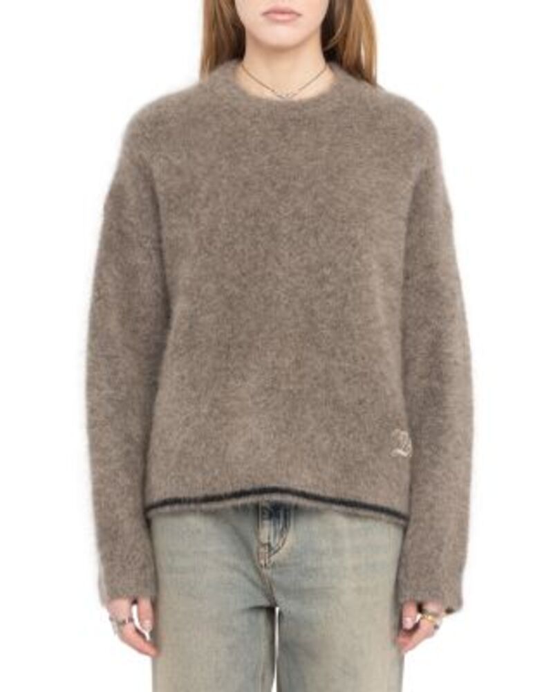 ザディグ エ ヴォルテール レディース アウター ニット・セーター Zadig Voltaire Markuz Mohair Blend Sweater Latte
