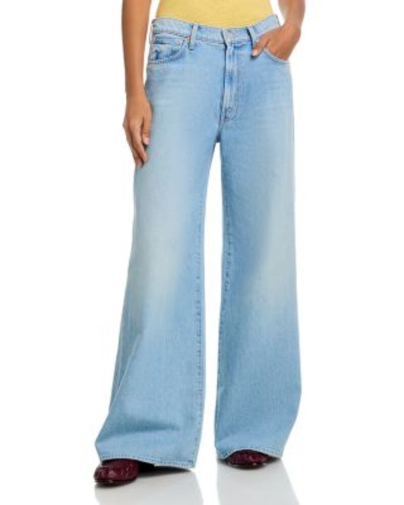 マザー レディース ボトムス デニムパンツ ワイドレッグ ジーンズ MOTHER The Ditcher High Rise Wide Leg Jeans in Few Far Between Few