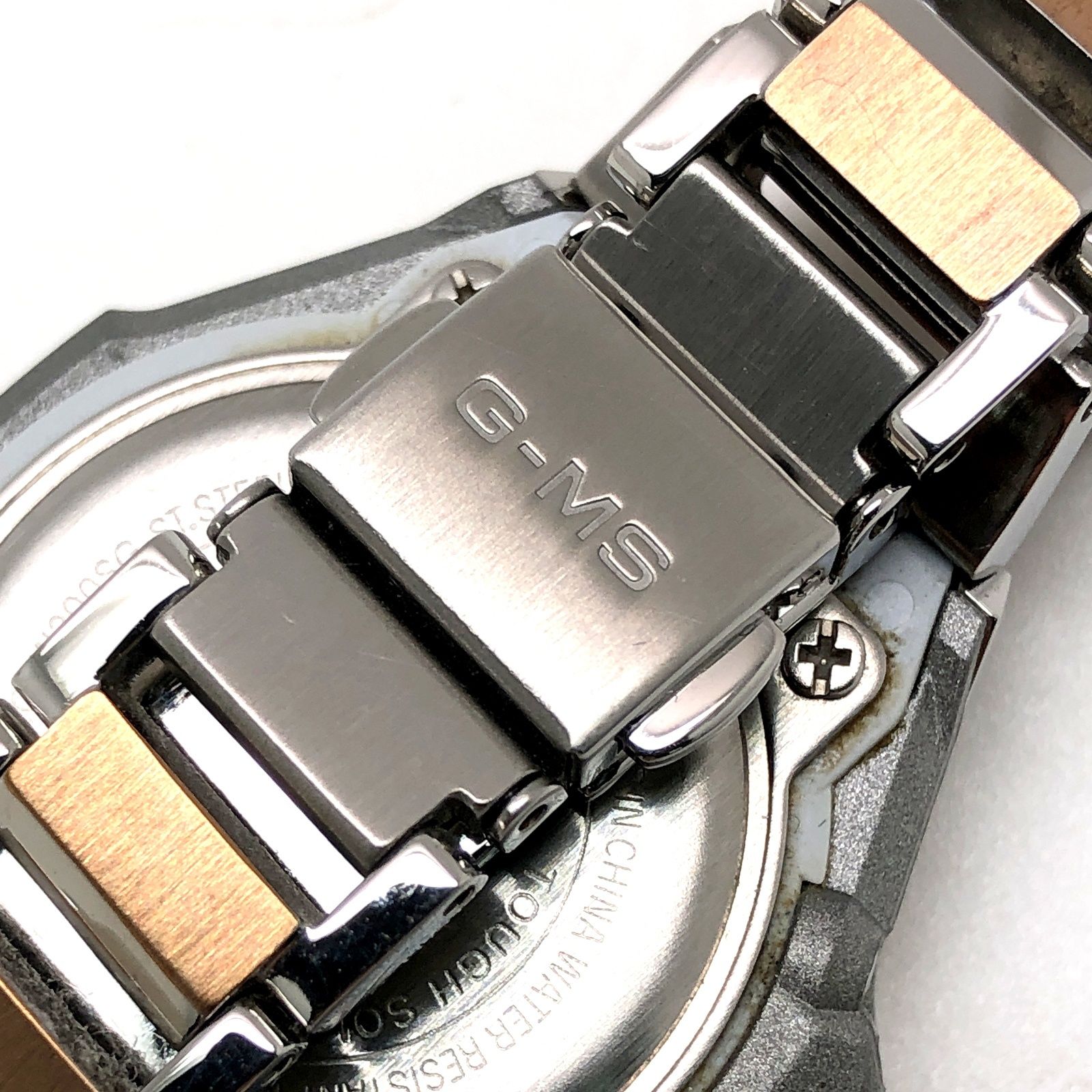 G-SHOCK ジーショック MSG-W300SG-4A 電波ソーラーモデル メタル×樹脂 ピンクゴールド シルバー アナログ 2020年2月発売