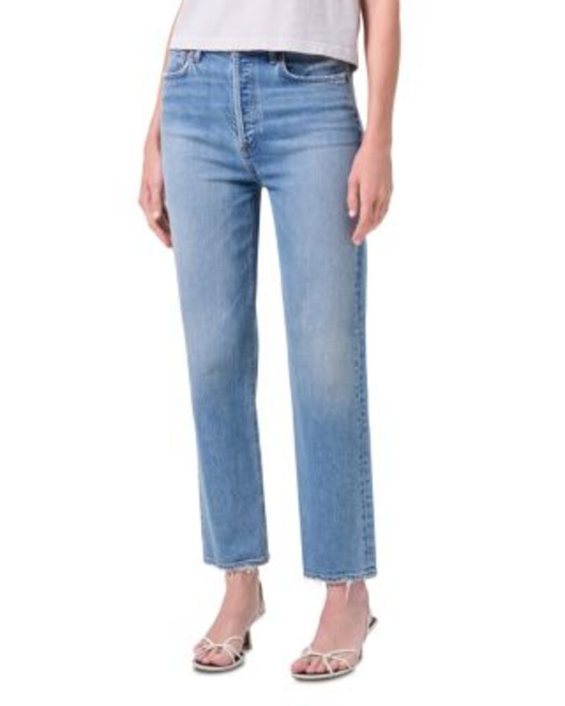 アゴルド レディース ボトムス デニムパンツ ジーンズ AGOLDE 90s Pinch Waist High Rise Straight Crop Jeans in Renew