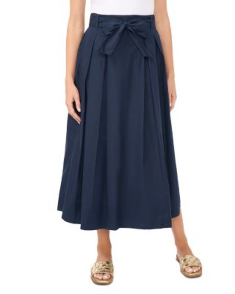 ワンステイト レディース ボトムスカート プリーツ ミディ 1STATE Box Pleated Midi Skirt Indigo Night インディゴ