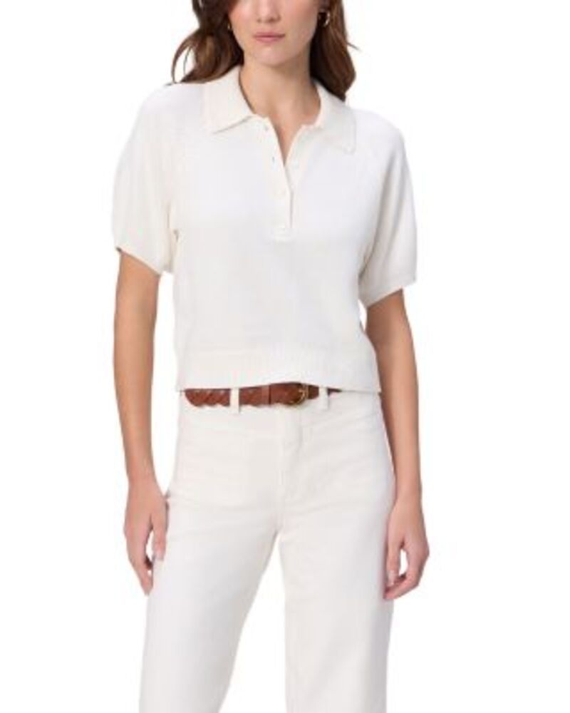 ペイジ レディース アウター ニット・セーター ポロシャツ PAIGE Birch Polo Sweater Ivory アイボリー