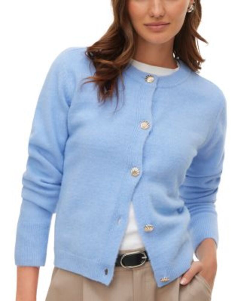 ヴェロモーダ レディース アウター カーディガン セーター Vero Moda Vmfiona Long Sleeve Short Button Cardigan Sweater Brunnera B