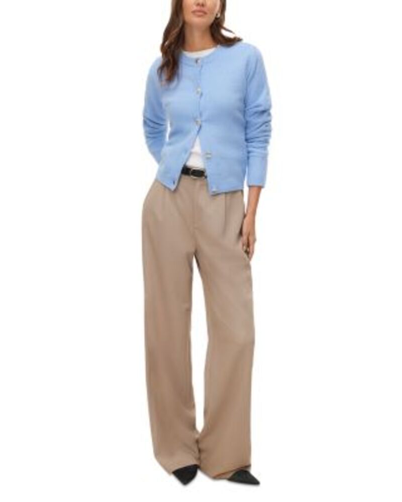 ヴェロモーダ レディース アウター カーディガン セーター Vero Moda Vmfiona Long Sleeve Short Button Cardigan Sweater Brunnera B