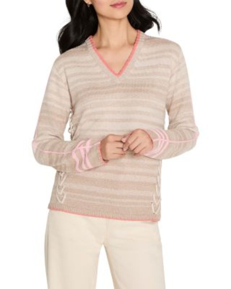 ニックプラスゾーイ レディース アウター ニット・セーター デニム NICZOE Denim Daysweater Neutral Multi マルチカラー