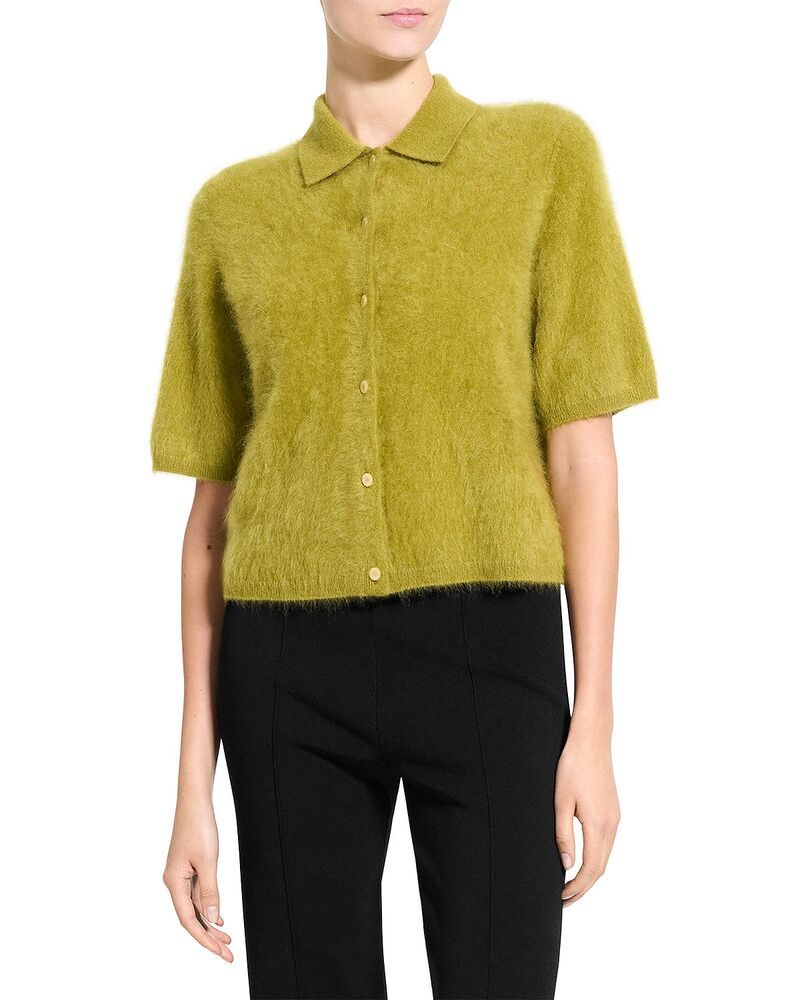 セオリー レディース アウター ニット・セーター シャツ Theory Cashmere Sweater Shirt Dark Pear