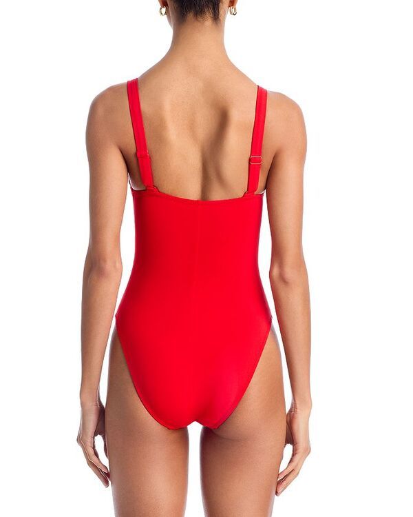 ロビンピッコーネ レディース 水着 上下セット Robin Piccone Ava Knotted One Piece Swimsuit Exclusive Fiery Red レッド ロビンピッコーネ レディース 水着 上下セット Robin Piccone Ava Knotted One Piece Swimsuit Exclusive Fiery Red レッド