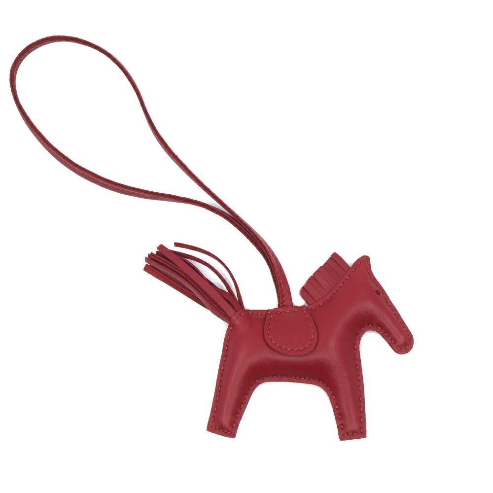 【栄】エルメス ロデオPM ソールビー レッド系 Y刻印 2020年製造 バッグチャーム ストラップ 小物 馬 その他 箱 【栄】エルメス ロデオPM ソールビー レッド系 Y刻印 2020年製造 バッグチャーム ストラップ 小物 馬 その他 箱