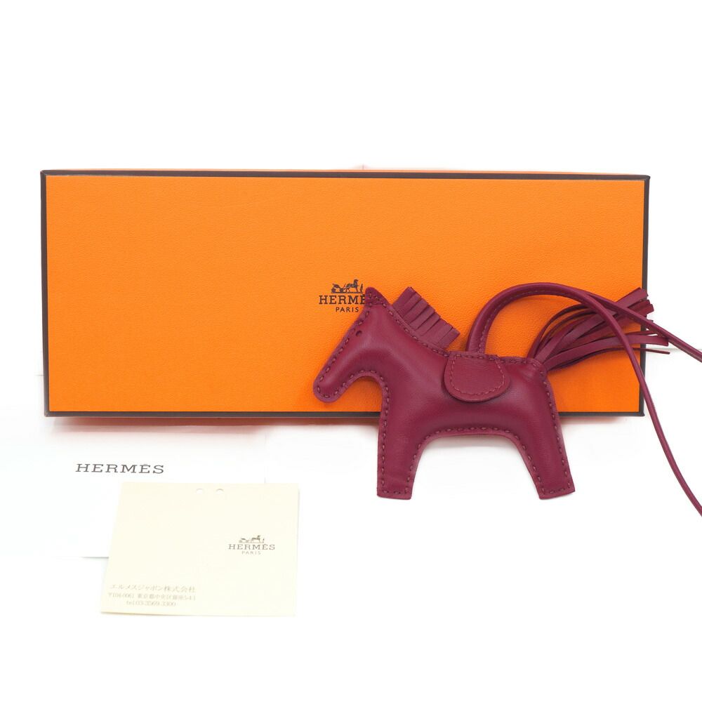 【栄】エルメス ロデオPM ソールビー レッド系 Y刻印 2020年製造 バッグチャーム ストラップ 小物 馬 その他 箱 【栄】エルメス ロデオPM ソールビー レッド系 Y刻印 2020年製造 バッグチャーム ストラップ 小物 馬 その他 箱