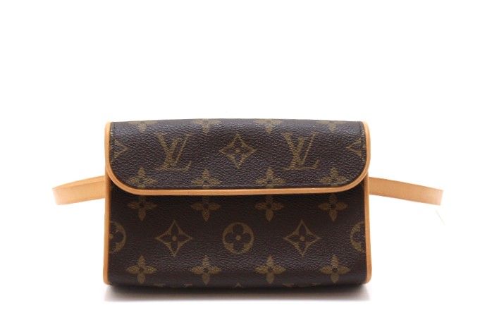 LOUIS VUITTON ルイ・ヴィトン バッグ ポシェット・フロランティーヌ M51855 ウエストバッグ モノグラムキャンバス ブラウン レディース【中古】460