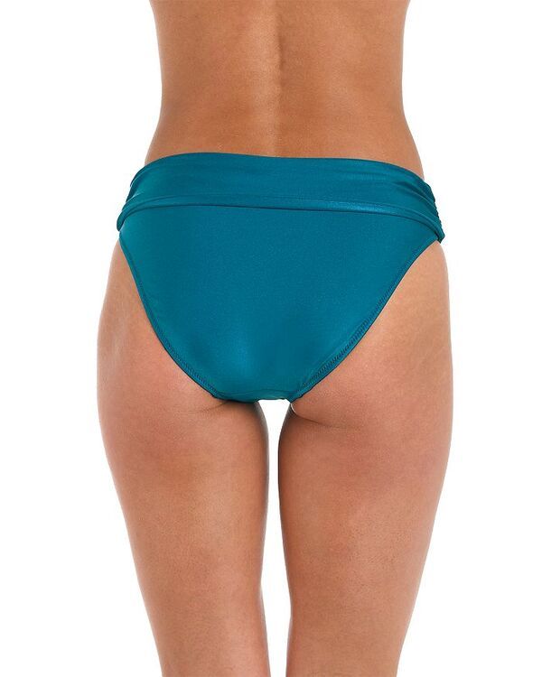 ラジャンス レディース 水着 ボトムスのみ LAGENCE Miya Shimmer Classic Bikini Bottom Viridian