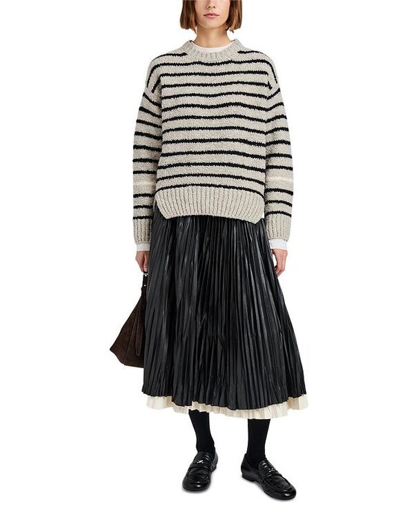 プロエンザ スクーラー レディース アウター ニット・セーター ウール セーター Proenza Schouler White Label Leonie Sweater in Stripe Wool