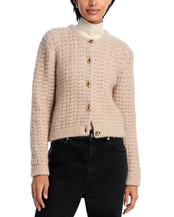 フレーム レディース アウター カーディガン プラスサイズ FRAME The Plush Cardigan Mauve