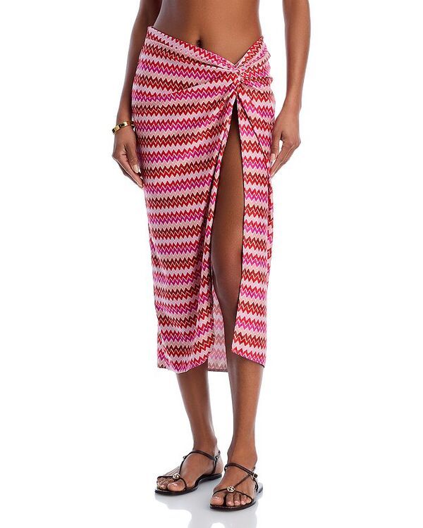 レイミー ブルック レディース ボトムス スカート Ramy Brook Chevron Xana CoverUp Skirt Flame Chevron