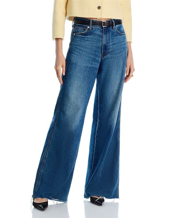 ヴェロニカ ベアード レディース ボトムス デニムパンツ ワイドレッグ ジーンズ Veronica Beard Kasey High Rise Wide Leg Jeans in Dusted Gla