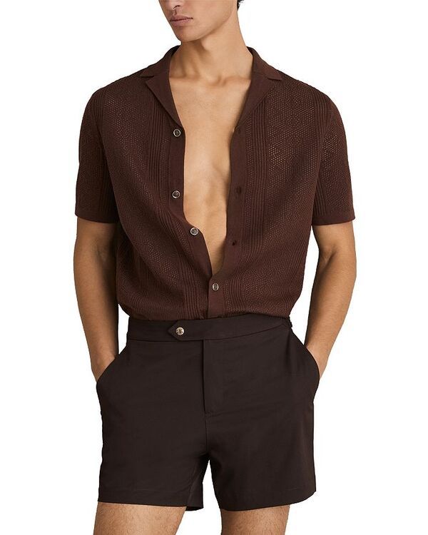 レイス メンズ 水着 ハーフパンツ・ショーツ REISS Sun Side 51 Swim Trunks Chocolate チョコレート