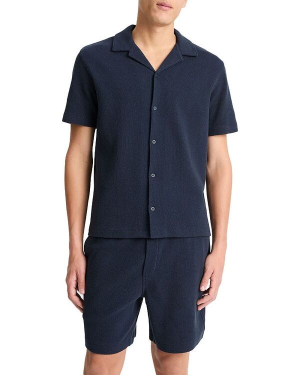 ヴィンス メンズ トップス シャツ レギュラーフィット ボタンダウン コットン ダウン Vince Cotton Blend Boucle Regular Fit Button Down Camp S