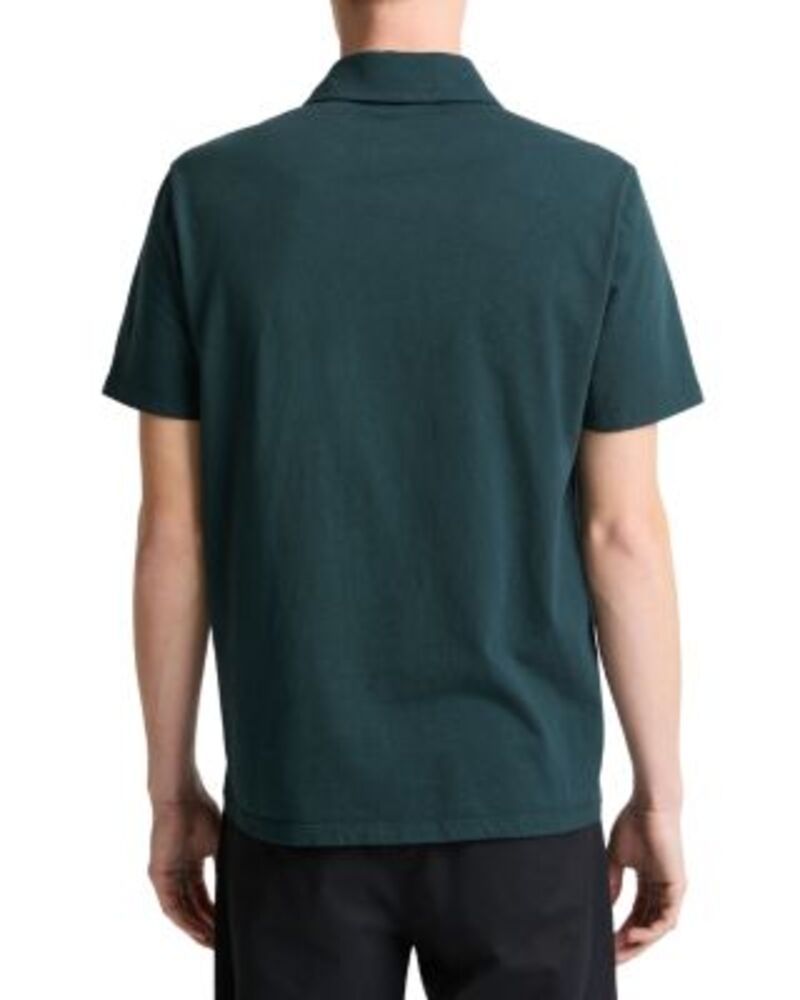 ヴィンス メンズ トップス ポロシャツ コットン ニット Vince Cotton Knit Polo Shirt Washed Seaweed