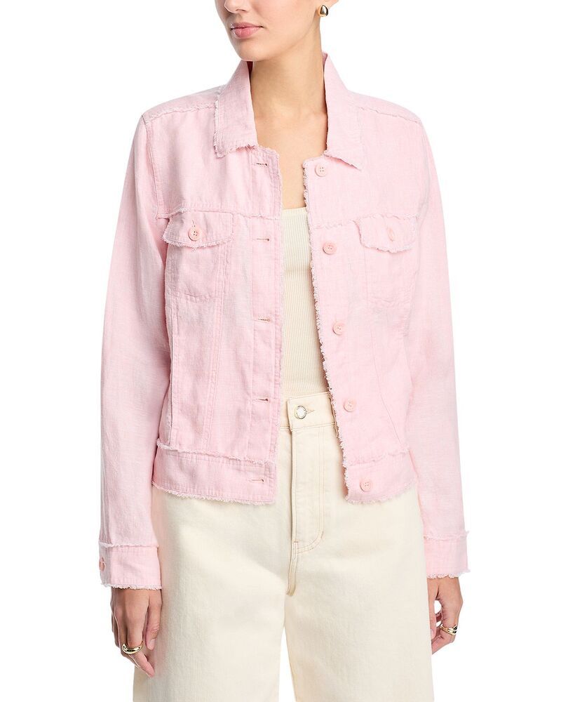 トッミーバハマ レディース アウター ジャケット・ブルゾン リネン Tommy Bahama Two Palms RawEdge Linen Jacket Light Salmon サーモン