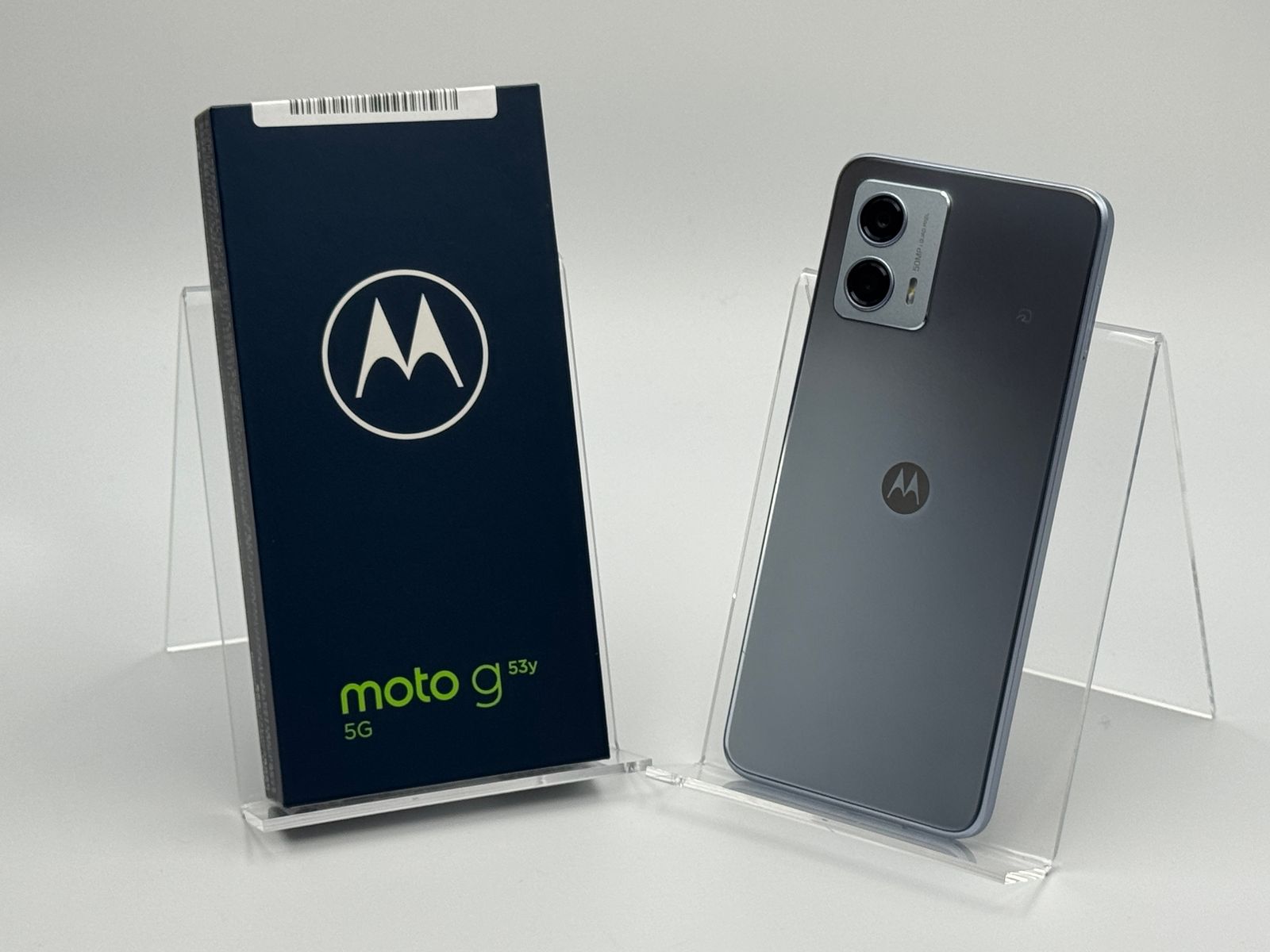 【箱付き中古A】moto g53y 5G A301MO xt2335-4 アークティックシルバー SIMフリー 白ロム
