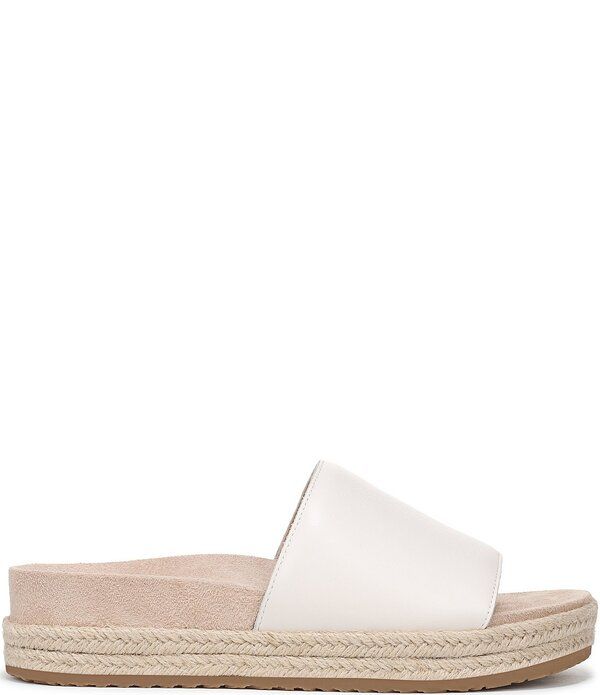 バイオニック レディース シューズ スリッポン・ローファー プラットフォーム サンダル レザー Vionic Yasmina Leather Platform Espadrille Slide San