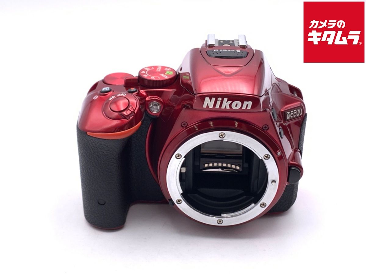 【中古】 【良品】 ニコン D5500 ボディ レッド