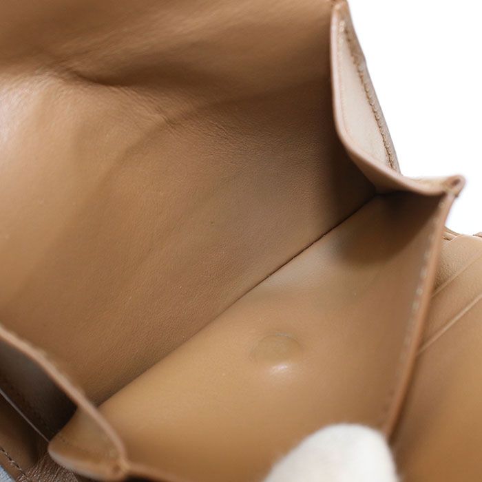 CELINE セリーヌ スモール フラップウォレット トリオンフ 0D783DPV 三つ折り財布 カーフ【中古】 レディース