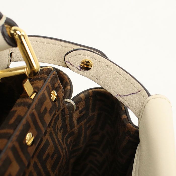 FENDI フェンディ 2WAY ピーカブー 8BN244 ハンドバッグ カーフ【中古】 レディース