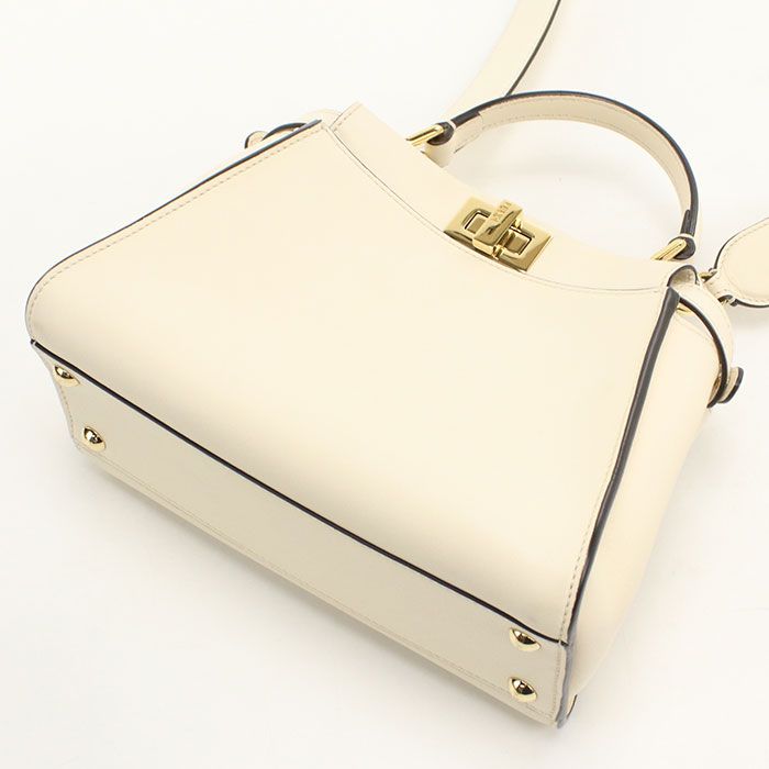 FENDI フェンディ 2WAY ピーカブー 8BN244 ハンドバッグ カーフ【中古】 レディース