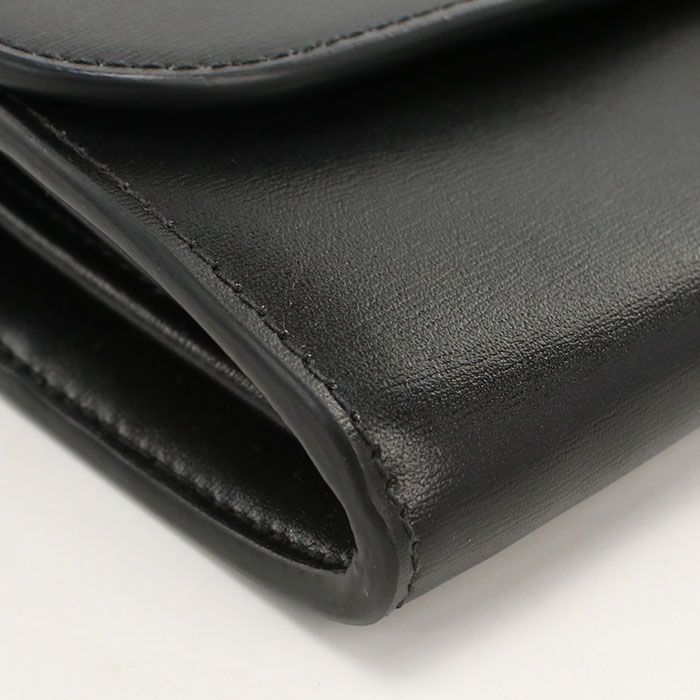 CELINE セリーヌ ラージウォレット トリオンフ 10E313DPV.38NO 長財布二折 カーフ【中古】 レディース