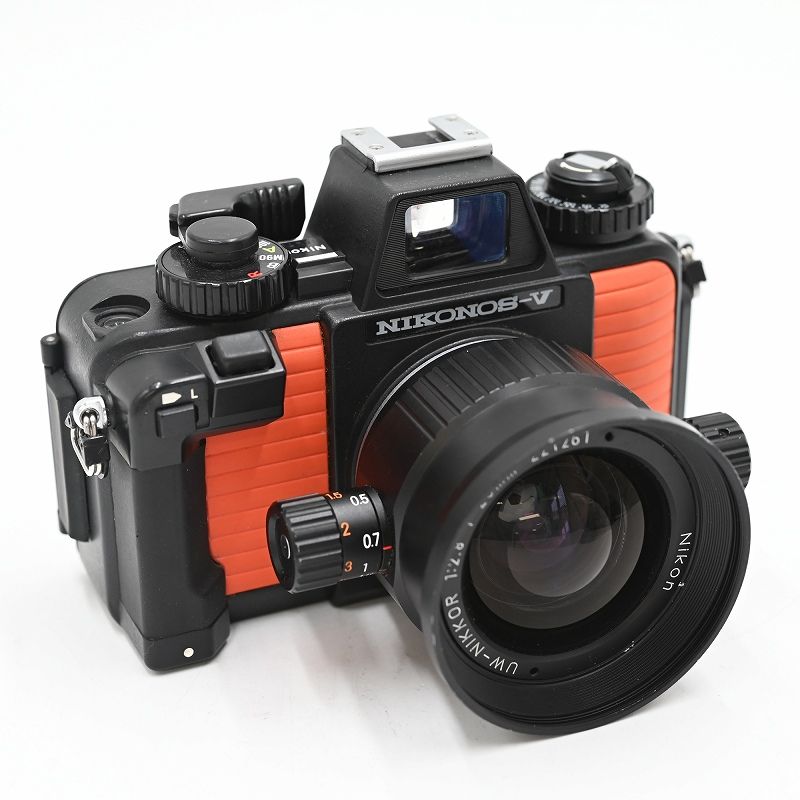 Nikon ニコン Nikonos V UW 20mm f/2.8 20mmファインダー SB105 フラッシュ フィルムカメラ 【中古】