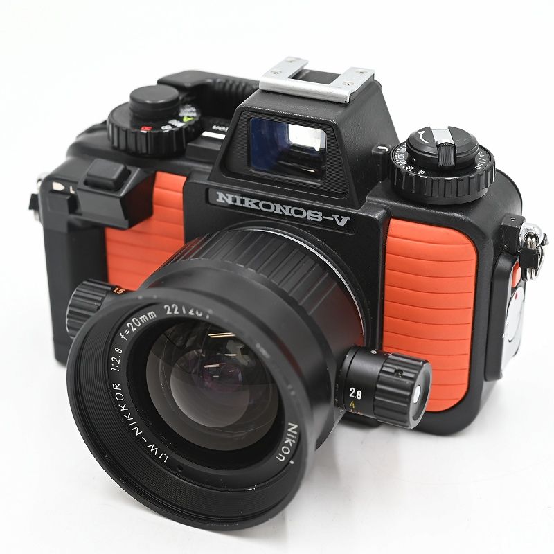 Nikon ニコン Nikonos V UW 20mm f/2.8 20mmファインダー SB105 フラッシュ フィルムカメラ 【中古】