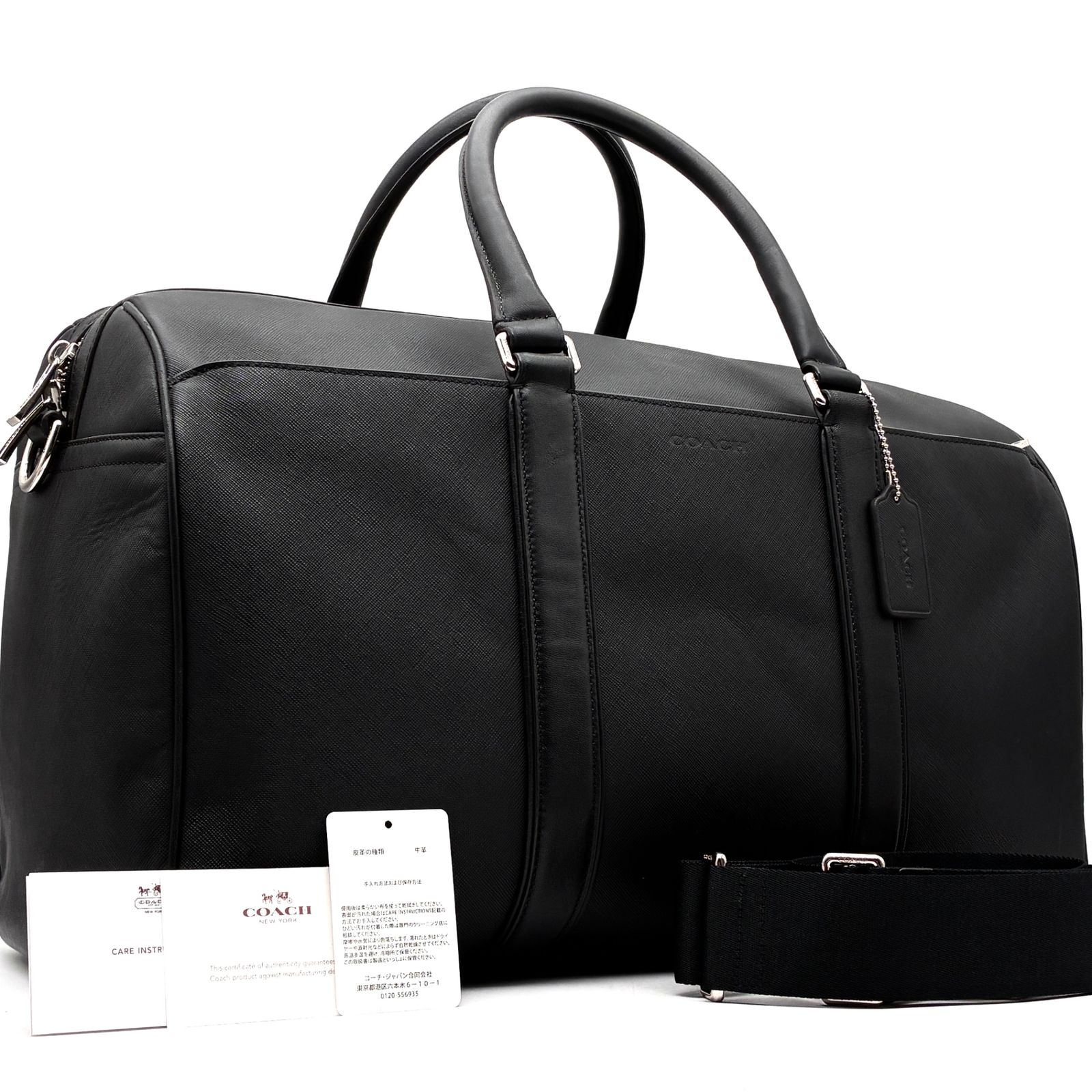 極美品 コーチ COACH レキシントン 2way ボストンバッグ ショルダーバッグ トラベル ブラック 黒 レザー 本革 手持ち 斜め掛け クロスボディ 大容量 ビジネス 出張 旅行 帰省 ボーナス 夏休み 父の日 ゴルフ サマーギフト 大人