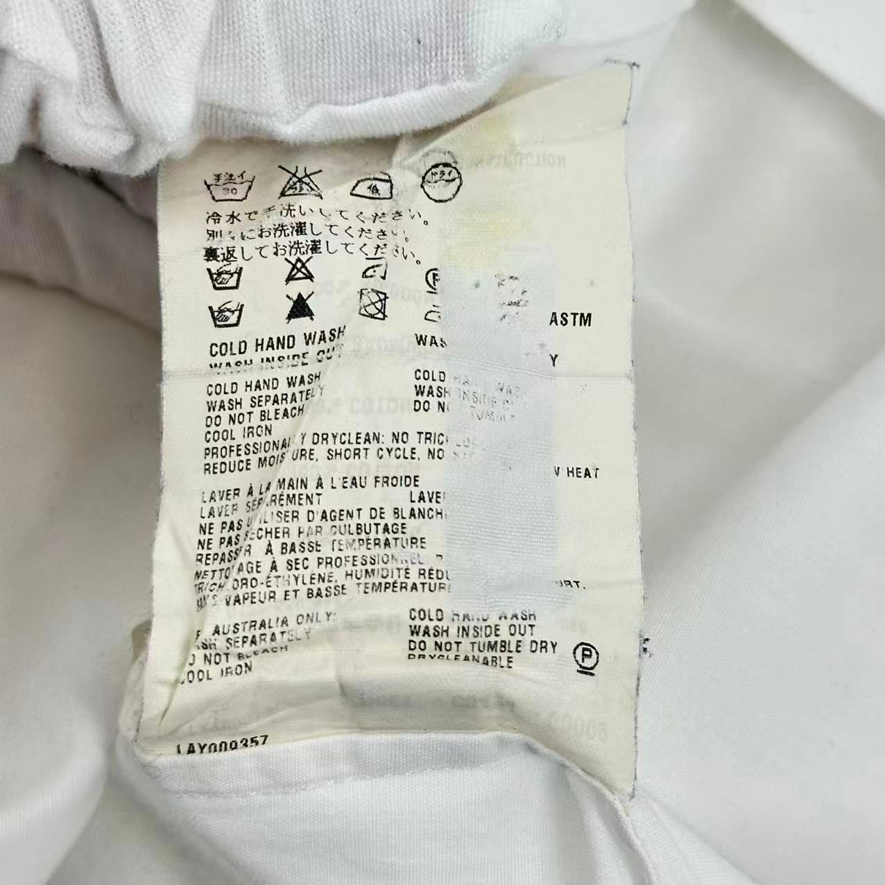 極美品 MIU MIU ミュウミュウ シャツ ホワイト サイズ38 - メルカリ