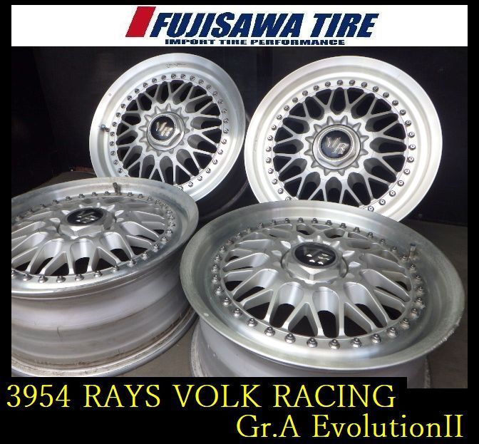 【3954】B送料無料▲RAYS VOLKRACING Gr.AEVOLUTIONII▲16x7.0J 4穴 114.3 +44▲4本 26103611