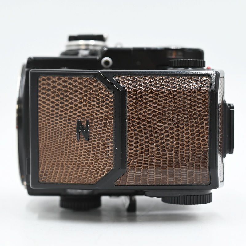 ZENZA BRONICA ETRS 120フィルムバック AE-IIプリズム アニバーサリーブラウン フィルムカメラ 【中古】